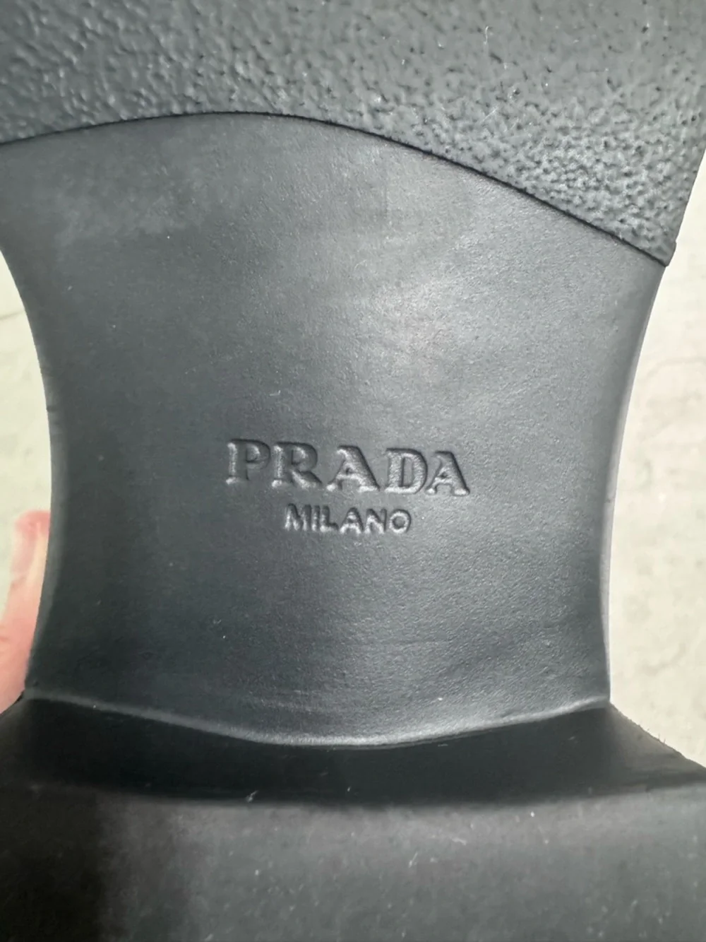 Prada Black Leather Derby Shoes size 36.5 with box - Picture 12 of 17